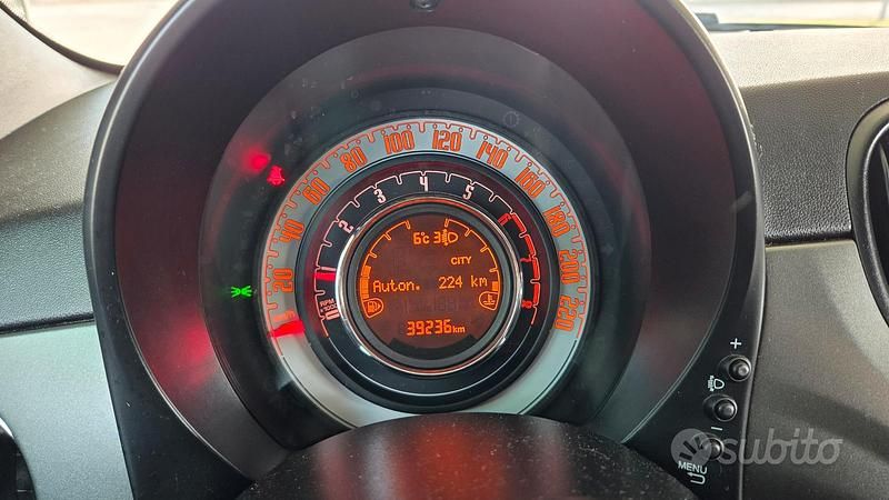 Usata Fiat 500C 69 CV (50 kW) 2019 Nero Cabrio