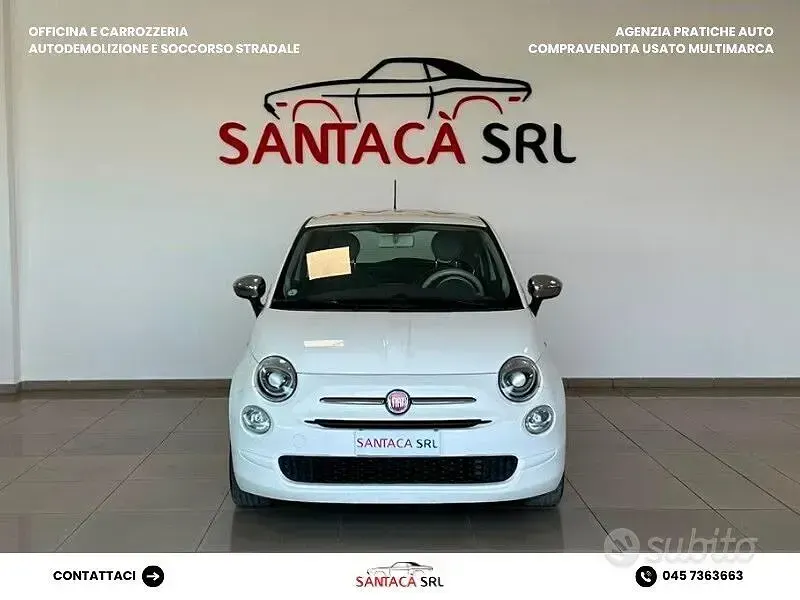 Usata Fiat 500 Lounge 69 CV (50 kW) 2016 Bianco Berlina