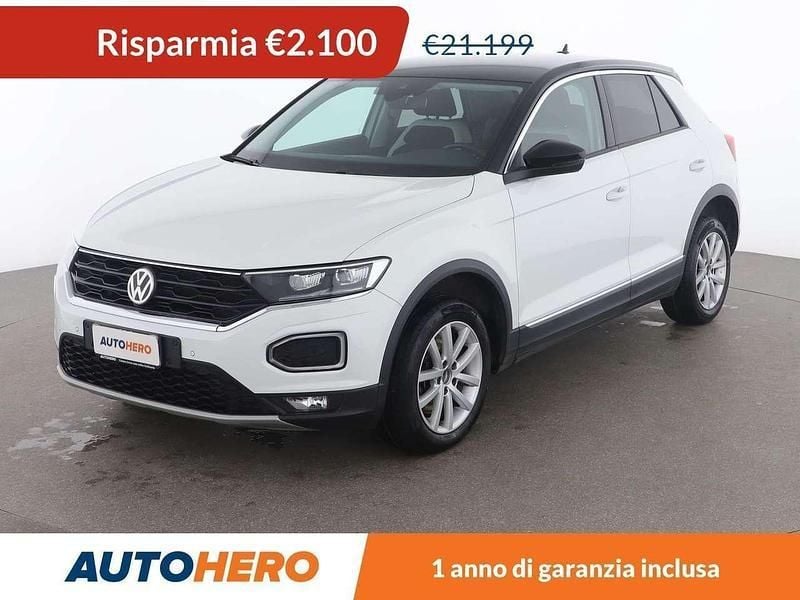 Bianco Usata 2020 VW T-Roc Advance SUV | 18.499 € (Ottimo prezzo) - Immagine 1/4