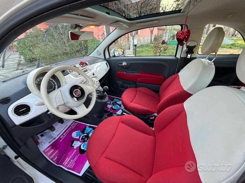 Usata Fiat 500 69 CV (50 kW) 2014 Bianco Utilitaria
