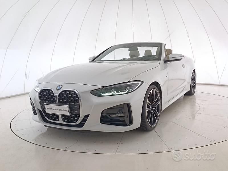Bianco Usata 2022 BMW 420 M Sport Cabrio | 42.700 € (Buon prezzo) - Immagine 1/4