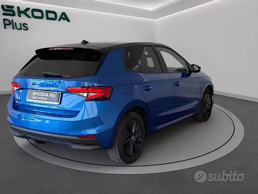 Usata Skoda Fabia 80 CV (58 kW) 2025 Blu race metallizzato Utilitaria