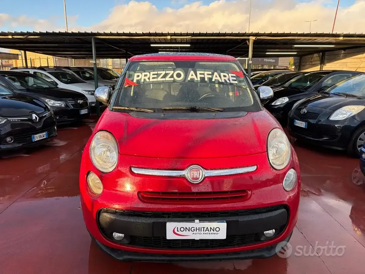 Usata Fiat 500L Lounge 85 CV (62 kW) 2013 Rosso Monovolume