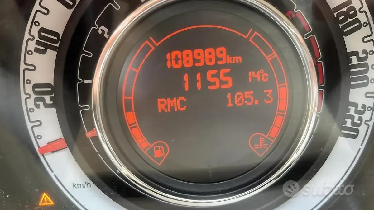 Usata Fiat 500 69 CV (50 kW) 2010 Blu Utilitaria