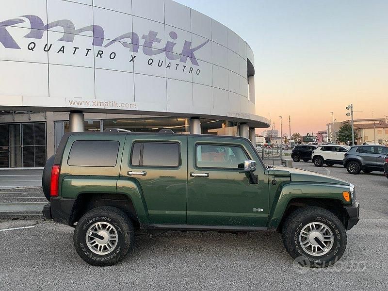 Usata Hummer H3 223 CV (164 kW) 2006 Verde pastello SUV