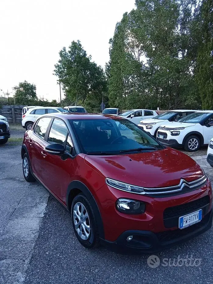 Usata Citroën C3 102 CV (75 kW) 2019 Rosso Utilitaria