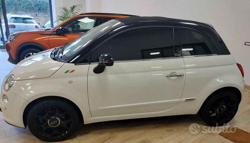 Usata Fiat 500 69 CV (50 kW) 2012 Bianco Cabrio