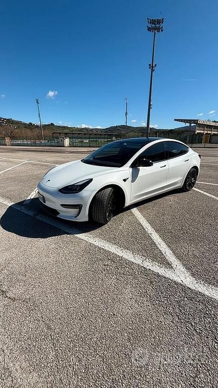 Usata Tesla Model 3 Performance 382 kW (520 CV) 2021 Bianco Berlina