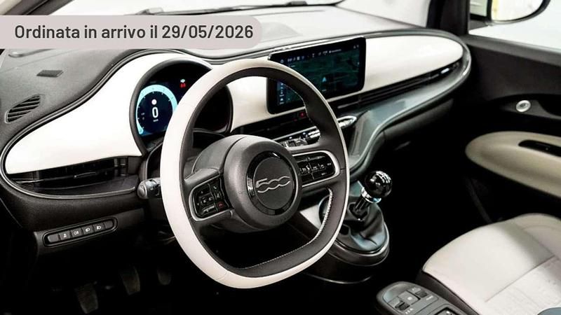 Nuova Fiat 500 Pop 65 CV (47 kW) 2026 Argento Berlina