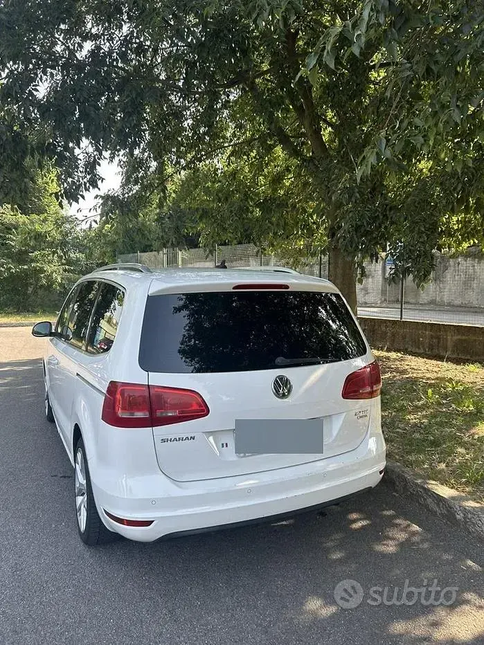 Usata VW Sharan 140 CV (102 kW) 2013 Bianco Monovolume