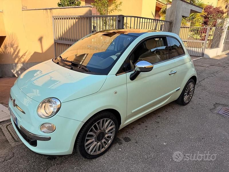 Usata Fiat 500 69 CV (50 kW) 2015 Verde Utilitaria