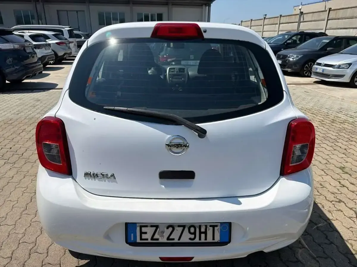 Usata Nissan Micra Acenta 80 CV (58 kW) 2015 Bianco Utilitaria