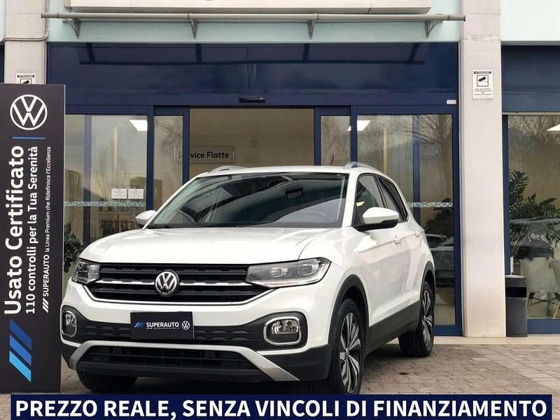 Usata VW T-Cross Advance 95 CV (69 kW) 2019 Pure white SUV