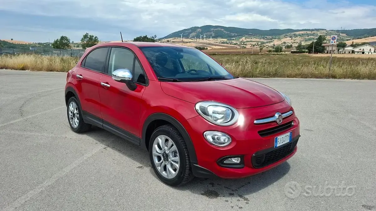 Usata Fiat 500X S 95 CV (69 kW) 2017 Rosso SUV