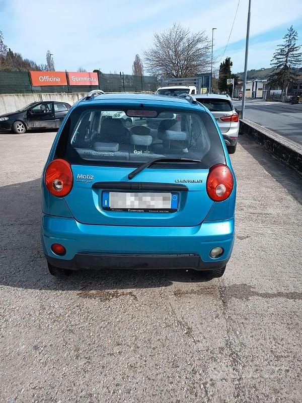 Usata Chevrolet Matiz 2009 Blu Utilitaria