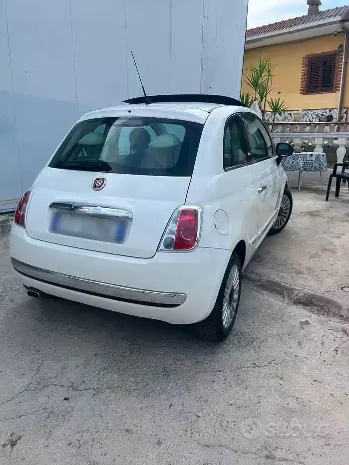 Usata Fiat 500 69 CV (50 kW) 2011 Bianco Berlina
