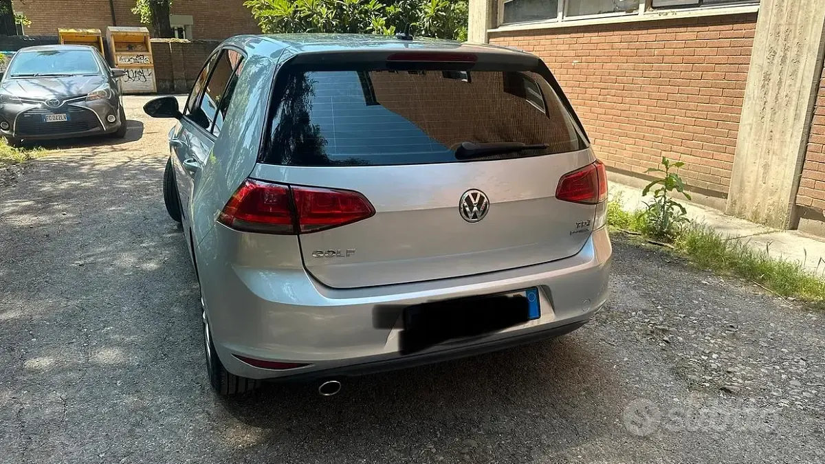 Usata VW Golf VII 105 CV (77 kW) 2013 Grigio Berlina