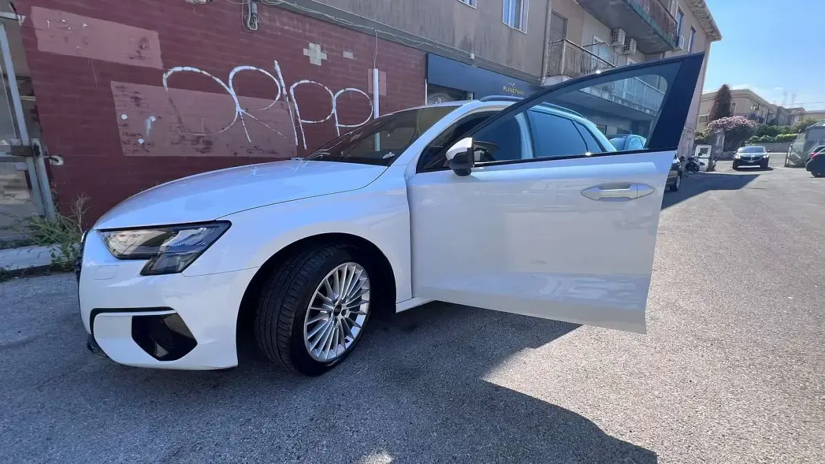 Usata Audi A3 Advanced 116 CV (85 kW) 2022 Bianco Berlina