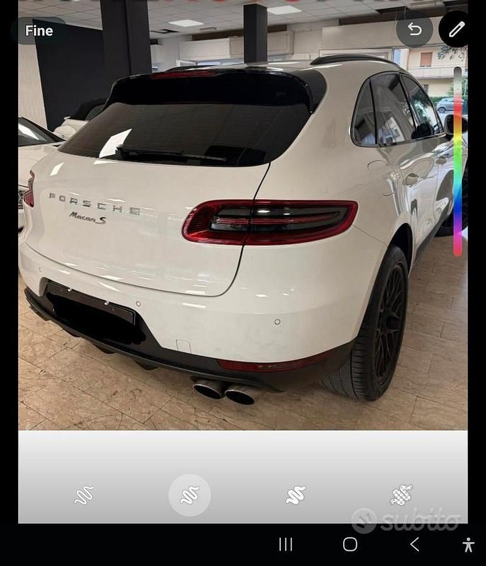 Usata Porsche Macan 250 CV (183 kW) 2015 Bianco SUV