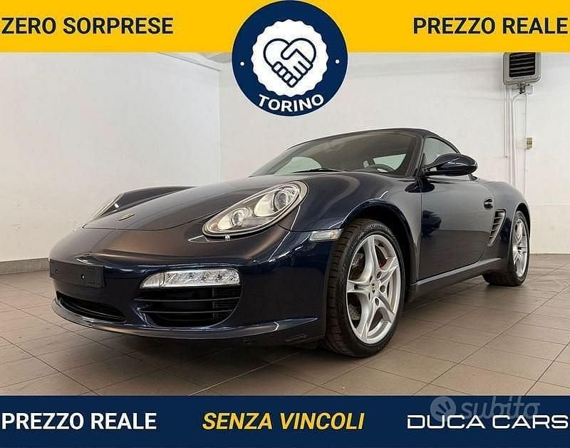 Usata Porsche Boxster 310 CV (228 kW) 2011 Blu Cabrio