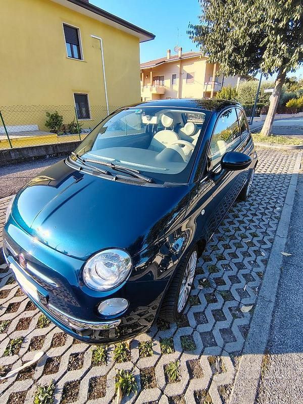 Usata Fiat 500 Lounge 95 CV (69 kW) 2015 Blu Berlina