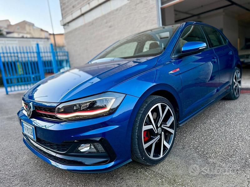 Usata VW Polo GTI 200 CV (147 kW) 2020 Blu Utilitaria