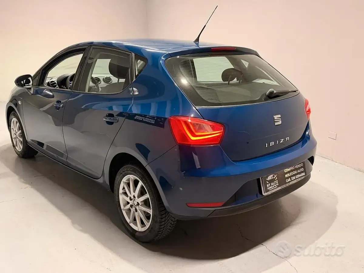 Usata Seat Ibiza Style 75 CV (55 kW) 2016 Blu Berlina