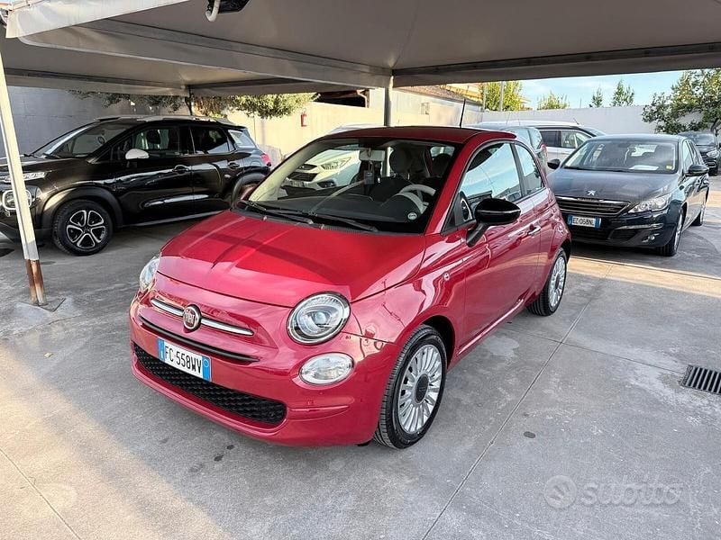 Usata Fiat 500 Lounge 69 CV (50 kW) 2016 Rosso Berlina