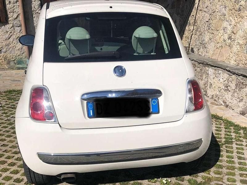Usata Fiat 500 75 CV (55 kW) 2009 Bianco Cabrio
