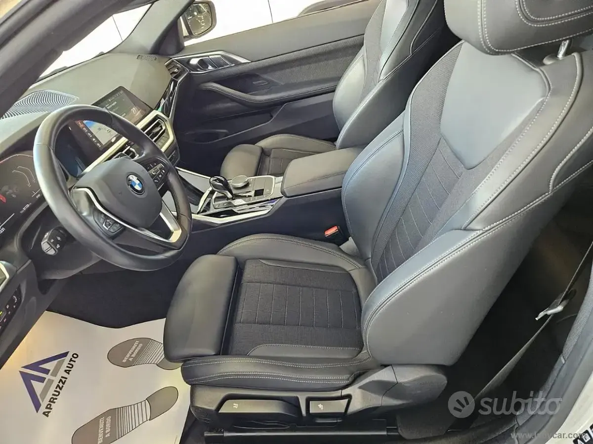 Usata BMW 420 Coupé Sport Line 190 CV (139 kW) 2022 Bianco Coupé