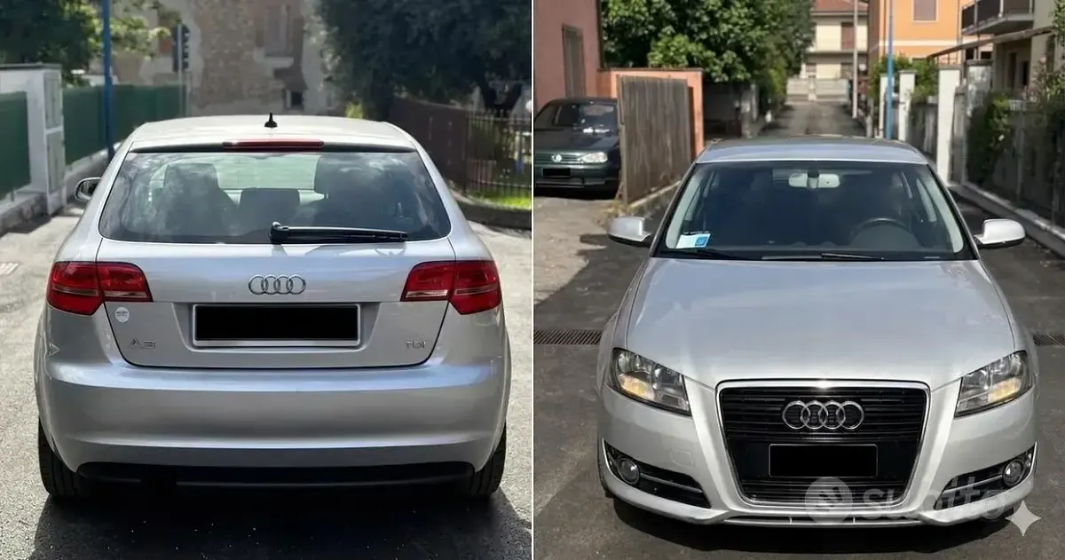 Usata Audi A3 140 CV (102 kW) 2011 Grigio Utilitaria