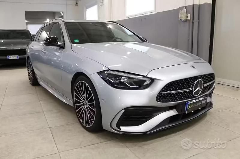 Usata Mercedes C300e Premium 265 CV (194 kW) 2022 Grigio Station wagon