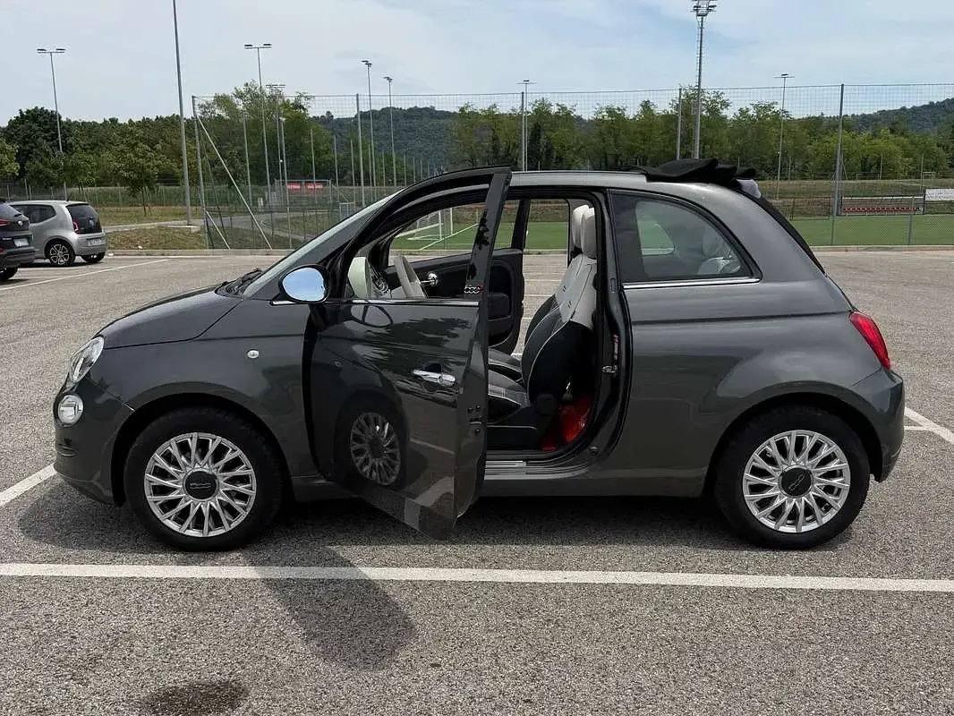 Usata Fiat 500C Collezione 69 CV (50 kW) 2019 Grigio Cabrio