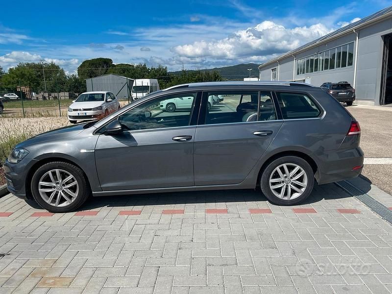 Usata VW Golf VII 110 CV (80 kW) 2017 Grigio Station wagon