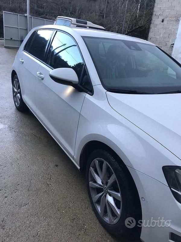 Usata VW Golf VII 150 CV (110 kW) 2015 Bianco Berlina