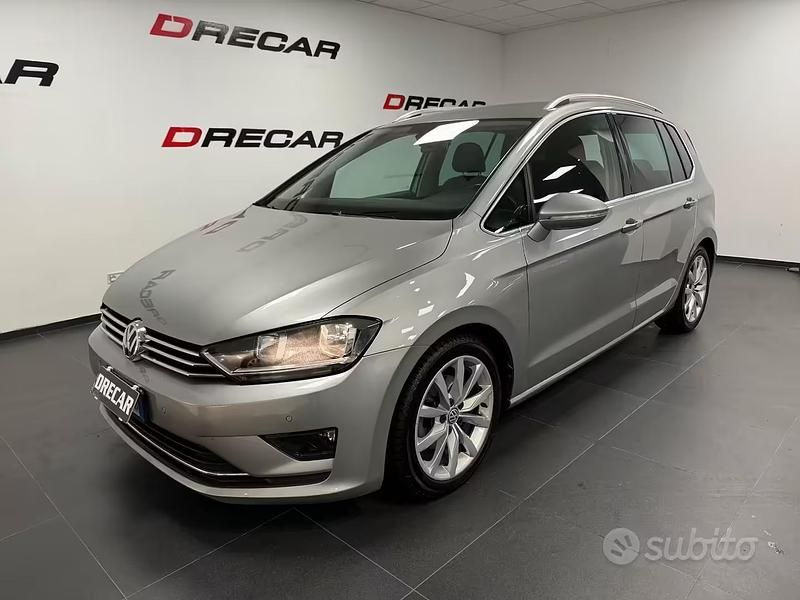Usata VW Golf Sportsvan Highline 125 CV (91 kW) 2016 Grigio Monovolume