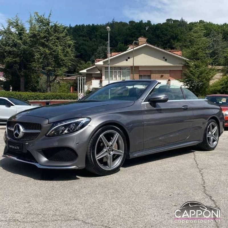Usata Mercedes C220 AMG 170 CV (125 kW) 2017 Grigio scuro Coupé