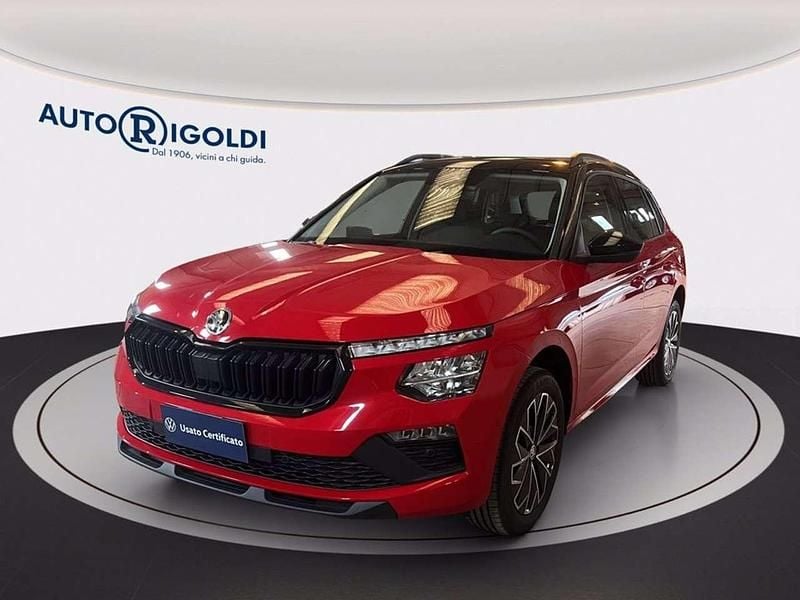 Rosso velluto metallizzato ner Usata 2024 Skoda Kamiq Selection SUV | 20.900 € (Ottimo prezzo) - Immagine 1/4