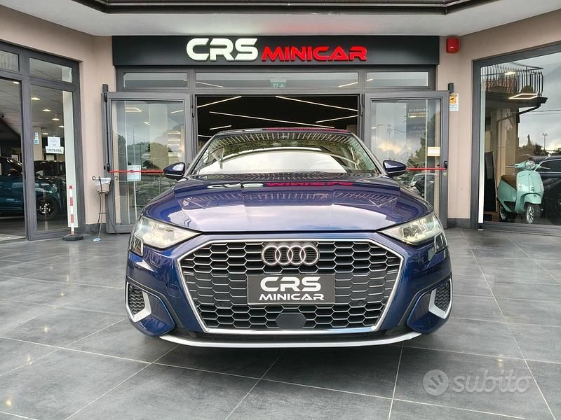 Usata Audi A3 Advanced 116 CV (85 kW) 2021 Blu Berlina