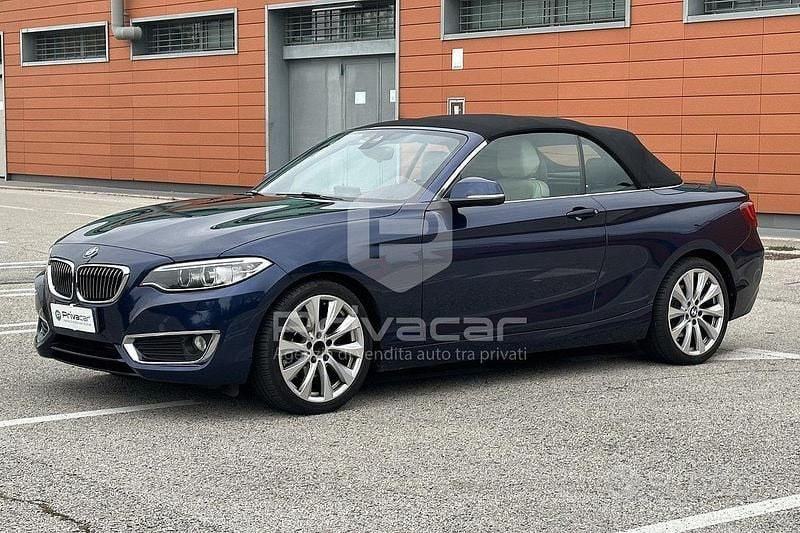 Blu Usata 2016 BMW 220 Luxury Line Cabrio | 15.500 € (Super prezzo) - Immagine 1/4