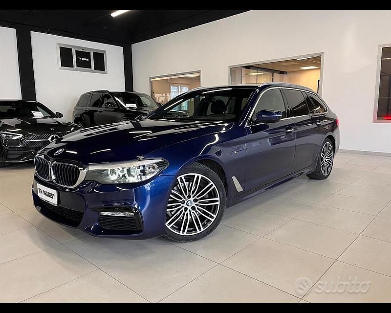 Usata BMW 520 M Sport 190 CV (139 kW) 2018 Blu Station wagon