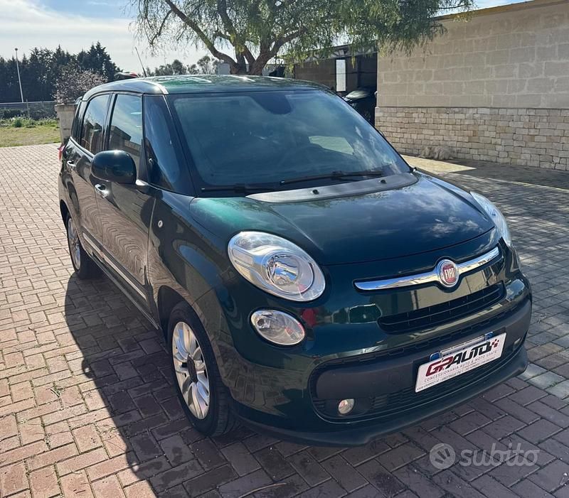 Usata Fiat 500L Living 105 CV (77 kW) 2014 Verde Monovolume