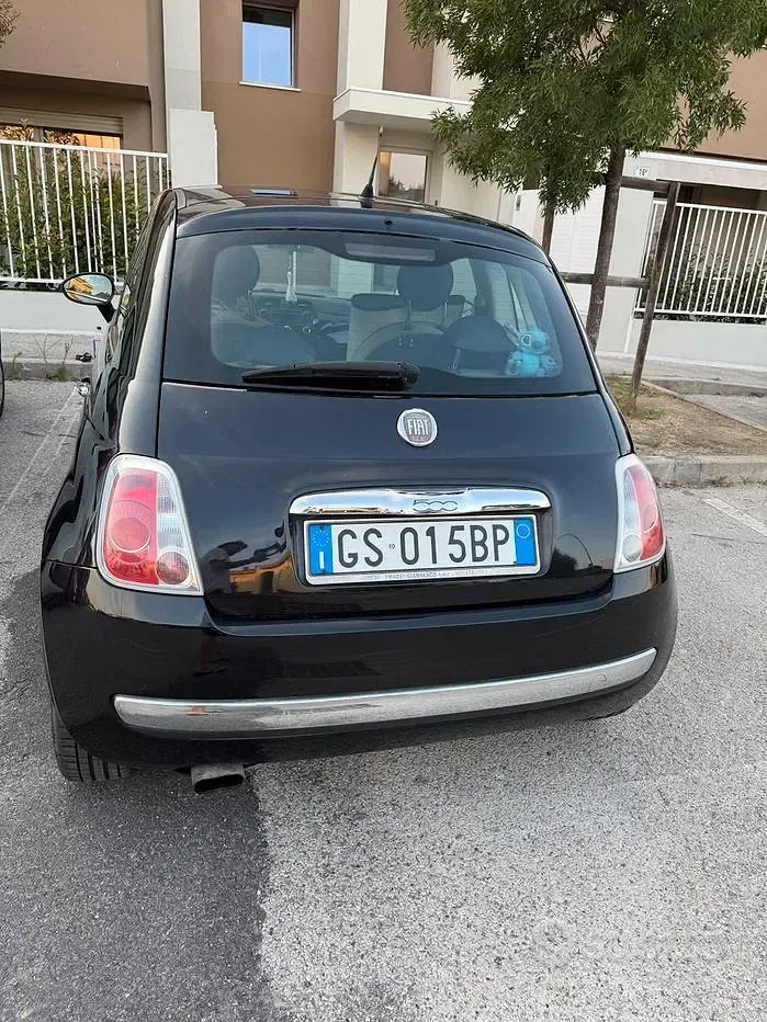 Usata Fiat 500 75 CV (55 kW) 2010 Nero Berlina