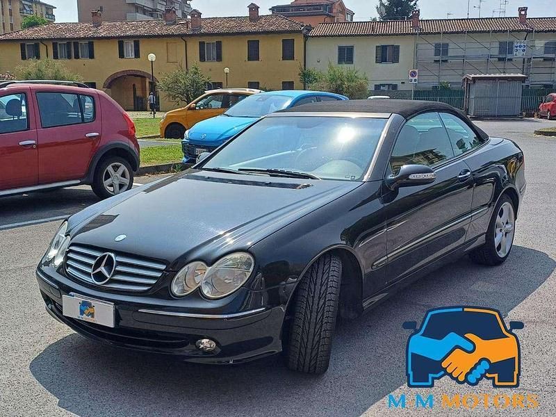 Nero Usata 2005 Mercedes CLK200 Elegance Cabrio | 12.300 € (Buon prezzo) - Immagine 1/4