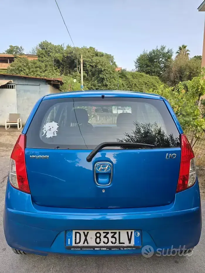 Usata Hyundai i10 64 CV (47 kW) 2009 Bluazzurro Utilitaria