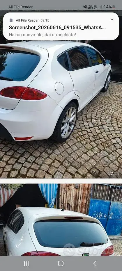 Usata Cupra Leon 241 CV (177 kW) 2008 Bianco Berlina