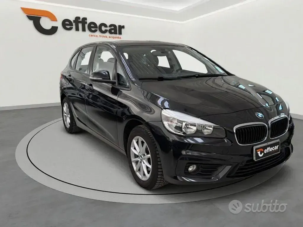 Usata BMW 216 Active Tourer Advantage 102 CV (75 kW) 2018 Nero Monovolume
