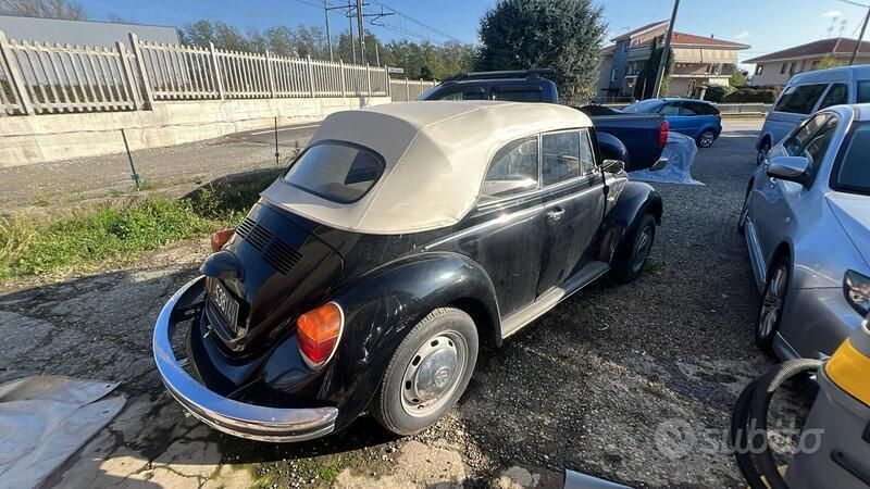 Usata VW Beetle Cabriolet Karmann 1994 Nero Cabrio