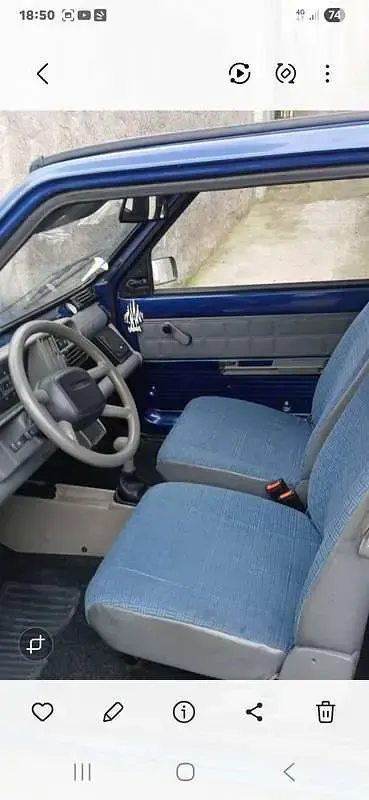 Usata Fiat Panda 88 CV (64 kW) 2002 Blu/azzurro Berlina