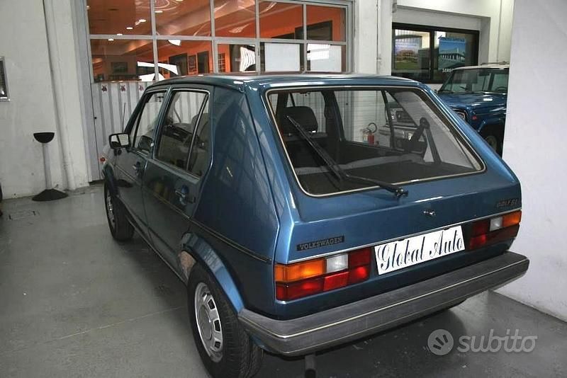 Usata VW Golf I 54 CV (39 kW) 1982 Blu Utilitaria
